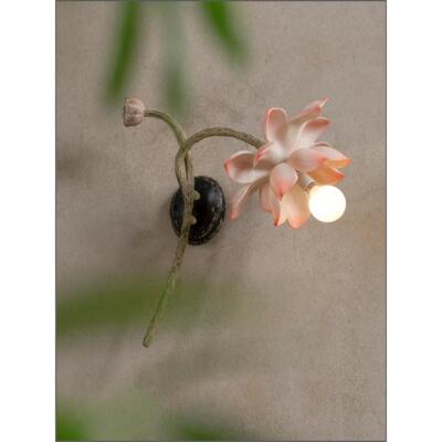 设计师原创26261荷花壁床灯过道灯全新中风格3D荷花卧室灯装式饰