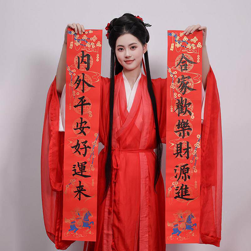 款印社 手写定万年红联2026GWA新春联对制代写乔迁结婚上梁贺寿