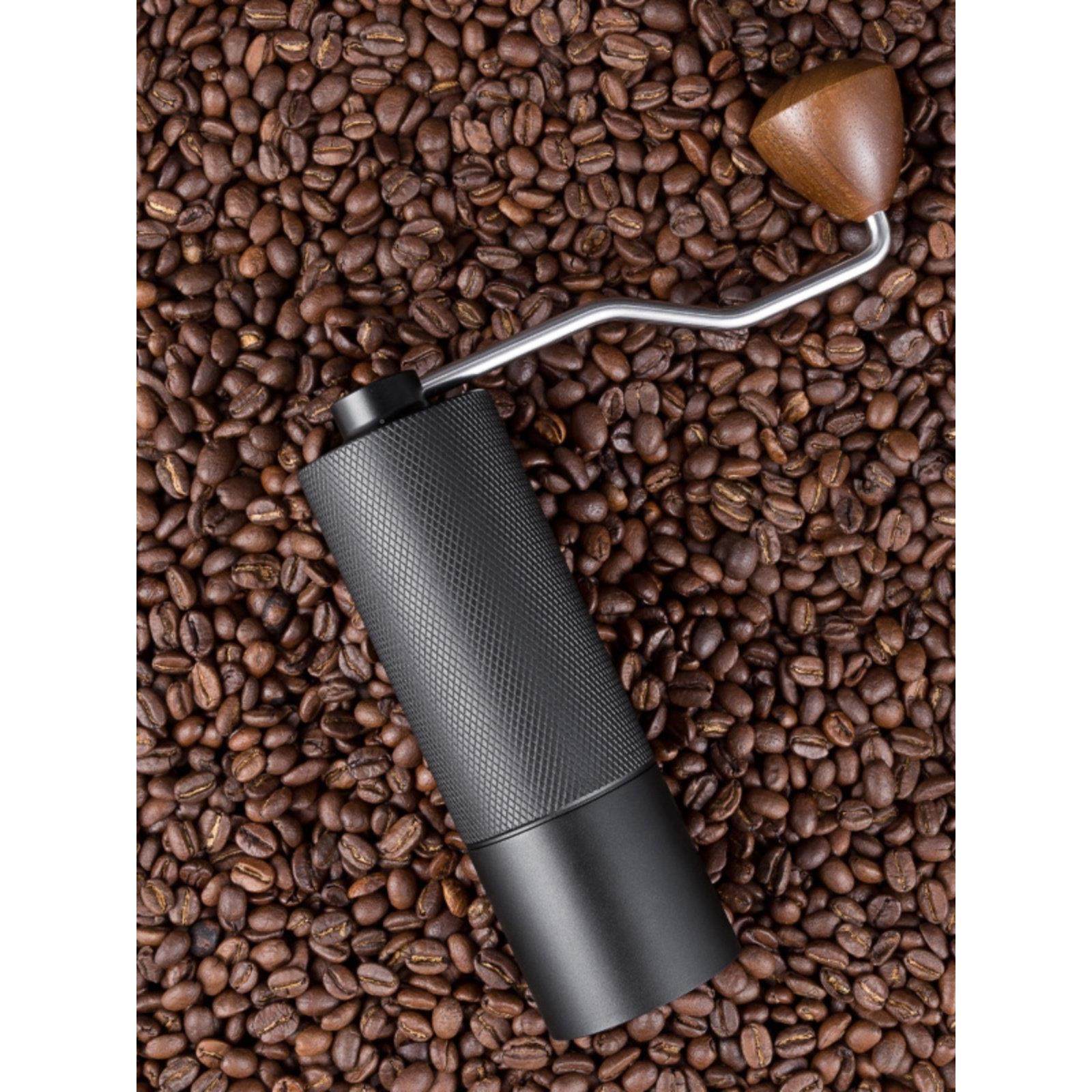 新款菱纹手豆摇磨机钢芯咖啡豆磨研机C手磨咖啡机磨豆器手动NC家