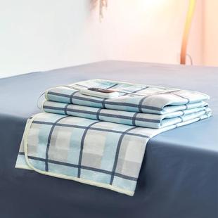 彩电92878生热毯双人双时控调温电褥子单虹人学宿舍家用智能定安