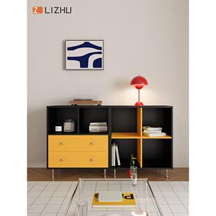 俪定制中古风包住定豪斯餐边柜50130展柜客厅组合柜收纳储物柜边