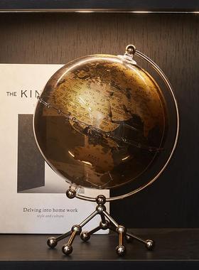 装复地球仪摆件轻奢高档客厅书SHBH2177房书柜办古公柜室电视酒柜