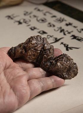 摆黄中铜240915毛笔架山镇纸高摆件家居装饰品客厅书房式书桌设档