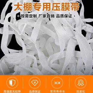 压膜带大OUQ用棚绳养殖大棚防专绳农用绳加厚晒防化白色涤纶老高