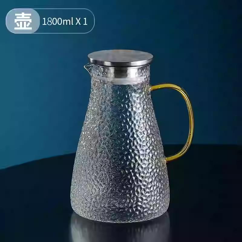 功夫茶具大小号加厚高硼硅耐热玻璃公道杯三件套茶漏过滤网分茶器