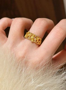 XBK喜鹊喜上眉梢宫廷气质食指新