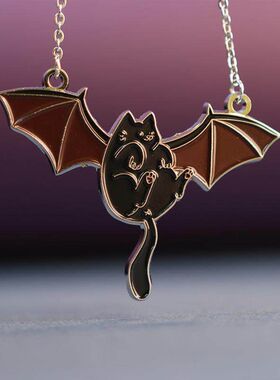 XBK独特项链宝宝可爱蝙蝠搞怪小