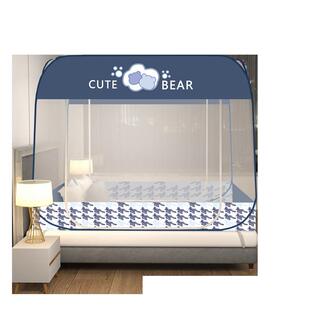 蚊帐家用免安装蒙古包卧室可折叠防摔2025新款1.8m双人1.2m单人床