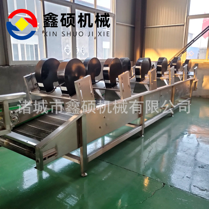 桃子翻转风干机 包装袋翻转式不锈钢风干设备 黄桃沥干风干线机械