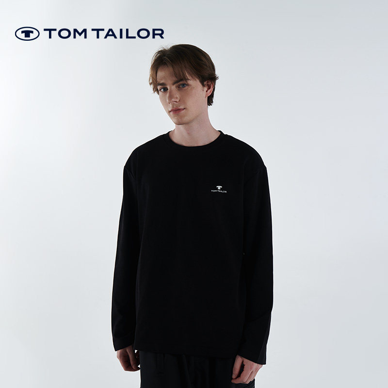 汤姆泰勒长袖男t恤新款休闲长袖