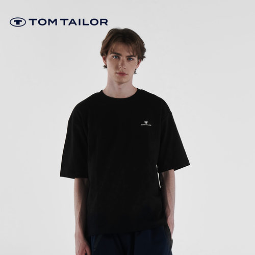 汤姆泰勒圆领休闲短袖T恤男