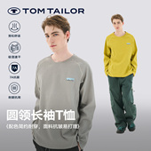服装 TOM T恤男户外透气排汗新款 套头休闲男士 TAILOR秋季 圆领长袖