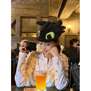 顽季果 超可爱~萌趣奶熊头亨利领内搭长袖修身显瘦T恤女上衣初春