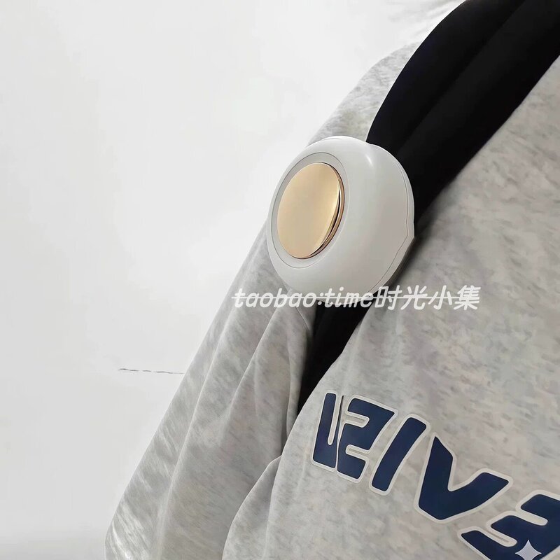挂脖便携风扇小旋风挂脖小风扇360风向调节便携卡扣式迷你夹扇