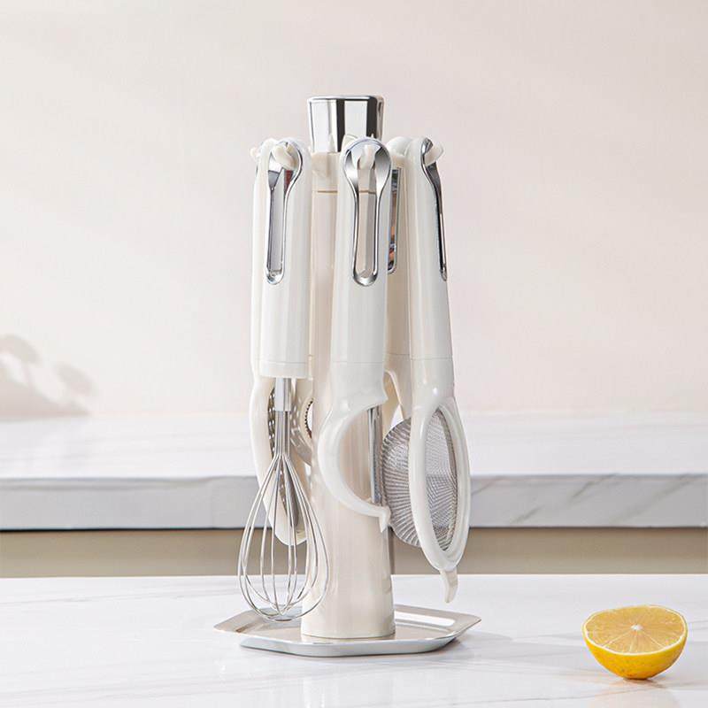 304不锈钢厨房小工具家用七件套多功能收纳架砧板菜板一体架