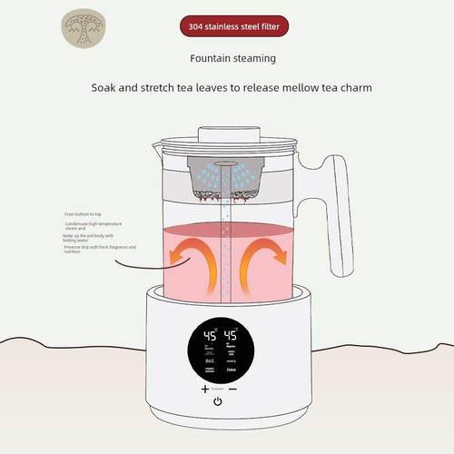 蒸汽茶壶、电茶炉、喷雾茶壶、保健壶、泡茶机、全自动多功能迷你