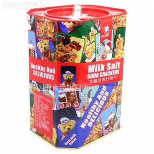 众星零食品艾丽莎欧式苏打什锦饼干600g薄脆梳打无糖饼干礼盒装