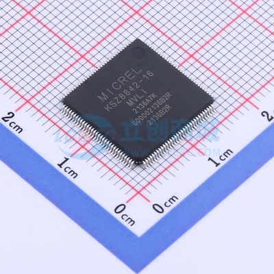 以太网收发器 KSZ8842-16MVLI LQFP-128(14x14) 10Mbit/s 原装