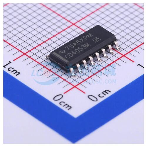 模拟开关/多路复用器 CD4053BM96 SOIC-16 原装正品