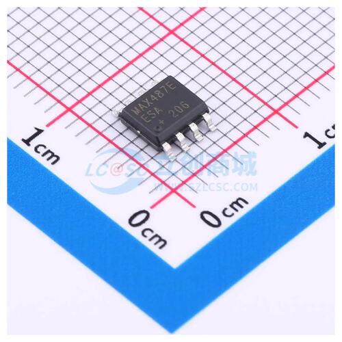 RS-485/RS-422芯片 MAX487EESA+T SOIC-8 收发器