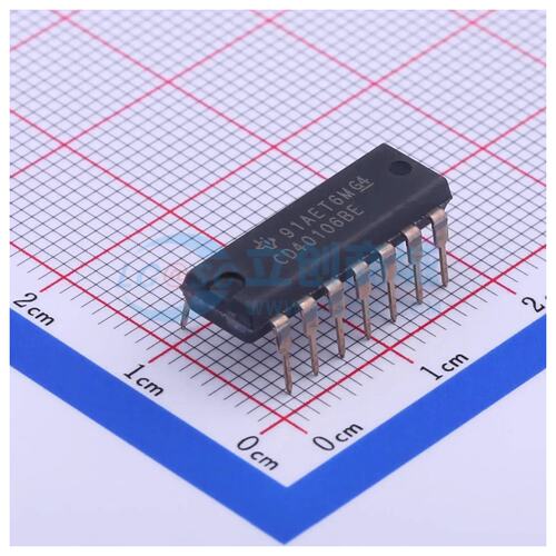 反相器 CD40106BE DIP-14 原装正品 电子元器件配单