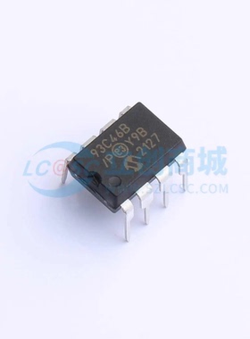 EEPROM 93C46B/P PDIP-8 1Kbit 2MHz 原装正品