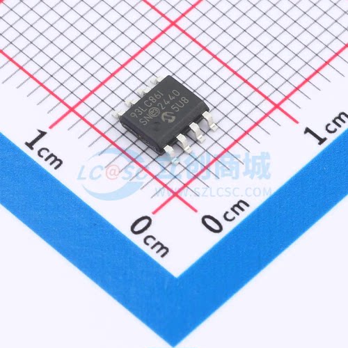 EEPROM 93LC86T-I/SN SOIC-8 16Kbit 3MHz 原装正品