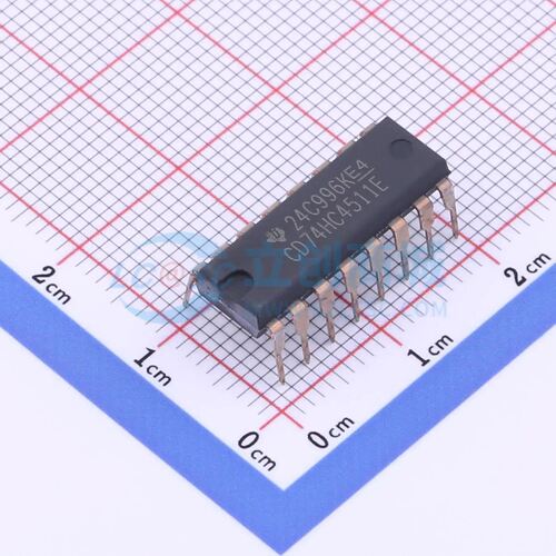 数码管驱动 CD74HC4511E PDIP-16 原装正品