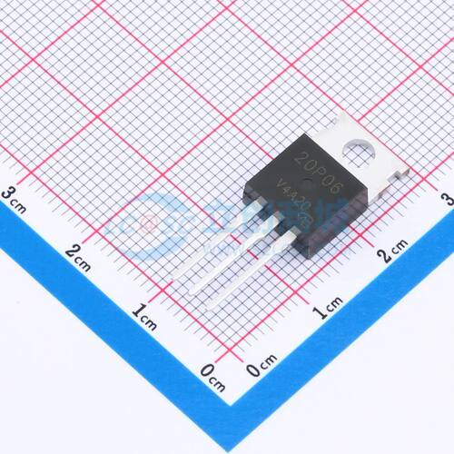 场效应管(MOSFET) CEP20P06-VB TO-220AB 60V 40A 1个P沟道