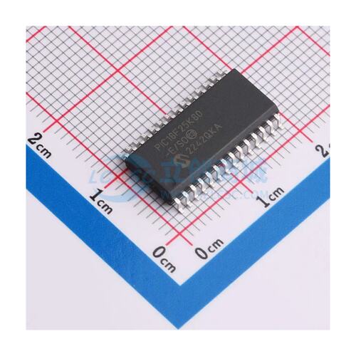 单片机芯片 PIC18F25K80-E/SO SOIC-28-300mil 32KB 64MHz