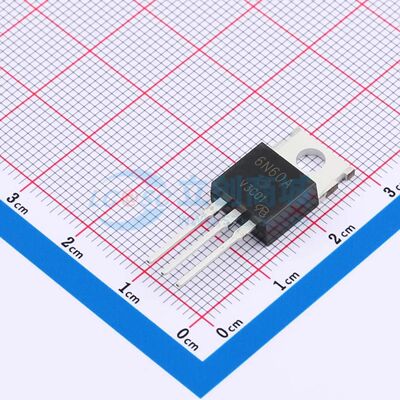 场效应管(MOSFET) SSP6N60A-VB TO-220AB 600V 8A 1个N沟道