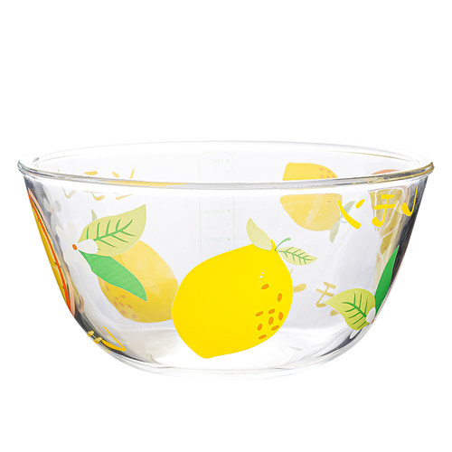 家用高硼硅柠檬饭碗汤碗保鲜盒保鲜碗高锅耐高温公办带饭玻璃餐具