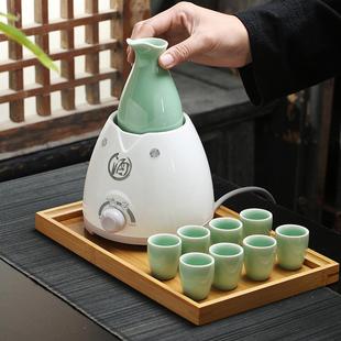 电热温酒器烫酒壶智能控温恒温快速加热家用黄酒白酒半斤酒具套装