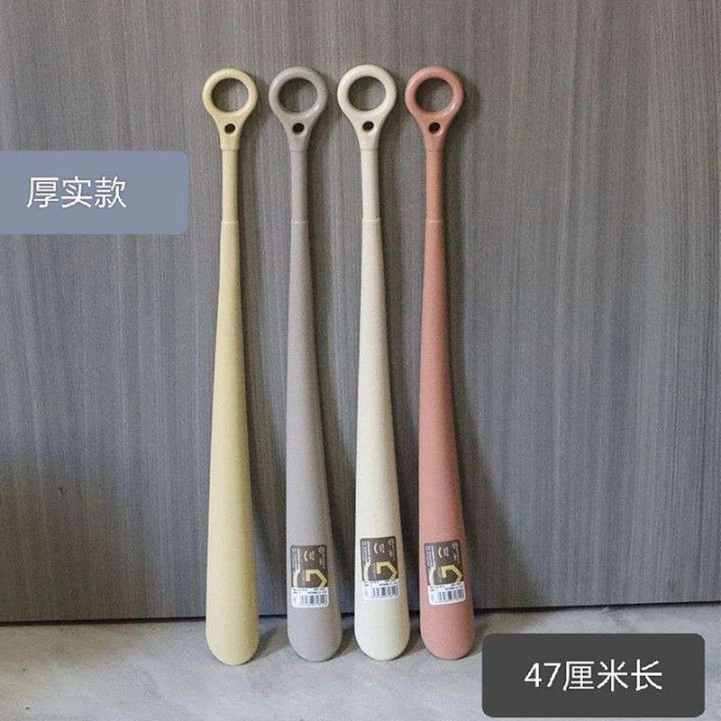 家用鞋拔子加长免弯腰穿鞋神器塑料鞋拔长柄孕妇提鞋器鞋抽鞋趴子