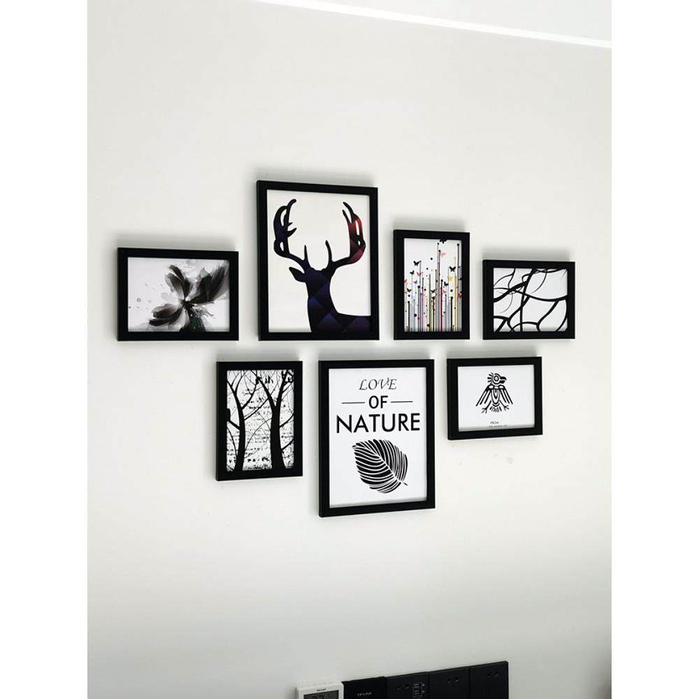 北欧创意客厅照片墙装饰相框墙欧式现代相框挂墙组合免打孔相片墙,家居饰品,照片墙,淘宝优惠券,粉丝福利购,淘宝优惠卷