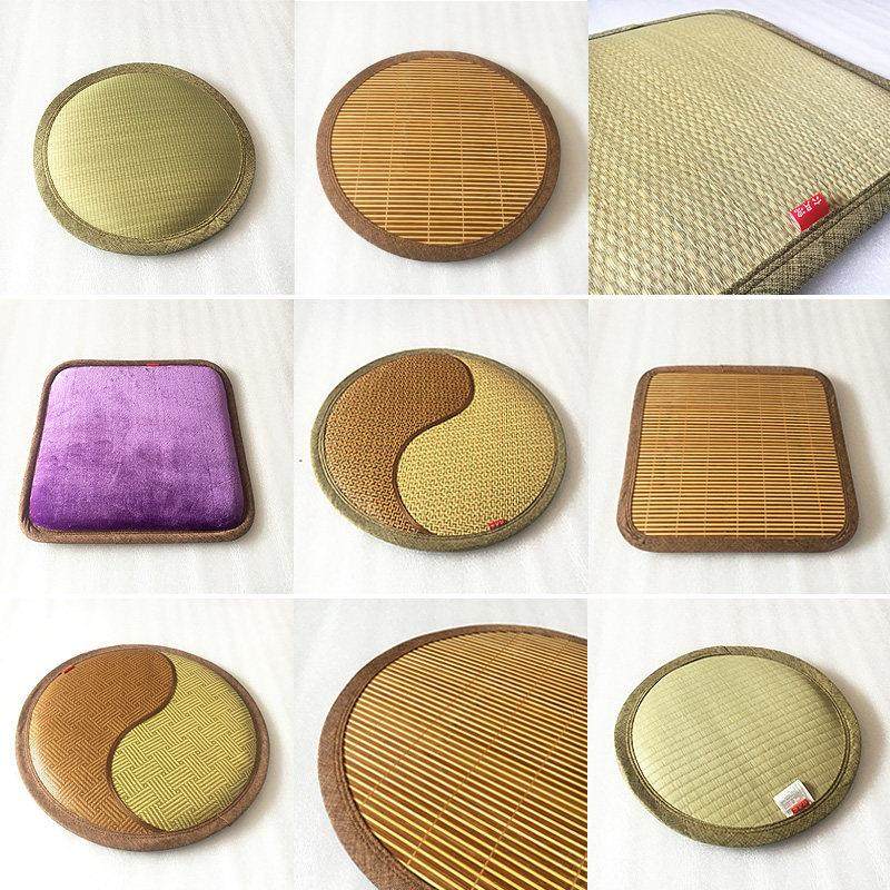 四季藤椅圆垫办公室家用餐椅圆形坐垫藤草凉席汗蒸房坐垫瑜伽垫,居家布艺,蒲团,淘宝优惠券,粉丝福利购,淘宝优惠卷