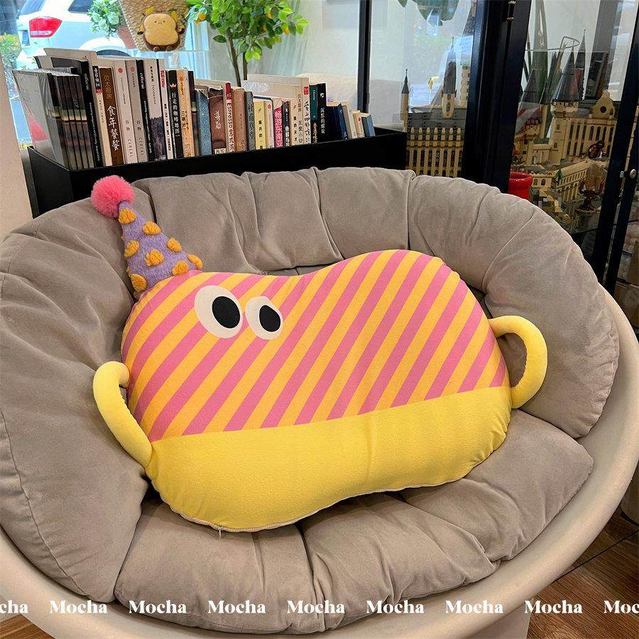 Cornetto巴胺条纹抱枕沙发客厅凉感冰豆豆女生睡觉办公室午睡枕靠,居家布艺,靠垫/抱枕,淘宝优惠券,粉丝福利购,淘宝优惠卷