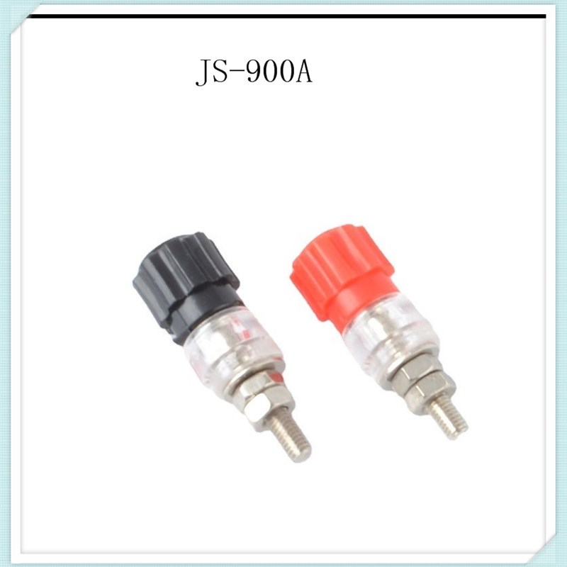 JS-900A 接线柱 接地柱 接线端子 连接器 音箱接线柱 3mm 红黑铁