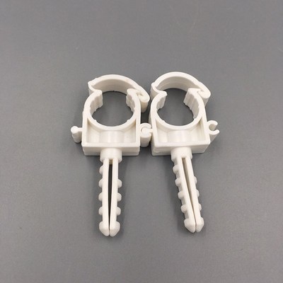 塑料管卡抱卡 PPR水管 管夹 管卡 20 扣卡 固定卡水管配件 带帽