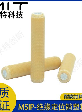 MSIP 绝缘定位销弹簧台阶不锈钢金属芯胶木固定圆柱插销塑料销子1