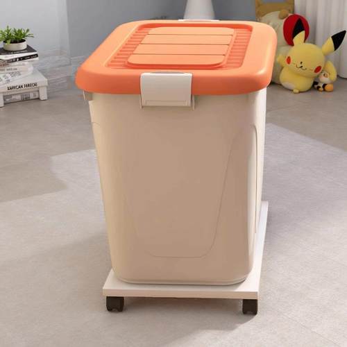 收纳箱滑轮底座带刹车滚轮置物架落地可移动整理箱底架万向轮托架