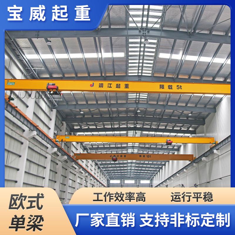 宝威厂家生产加工 欧式行车 欧式桥式起重机 多行业用 实物案例多