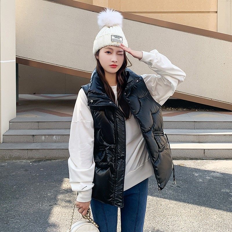 羽绒棉马甲女2024年短款in