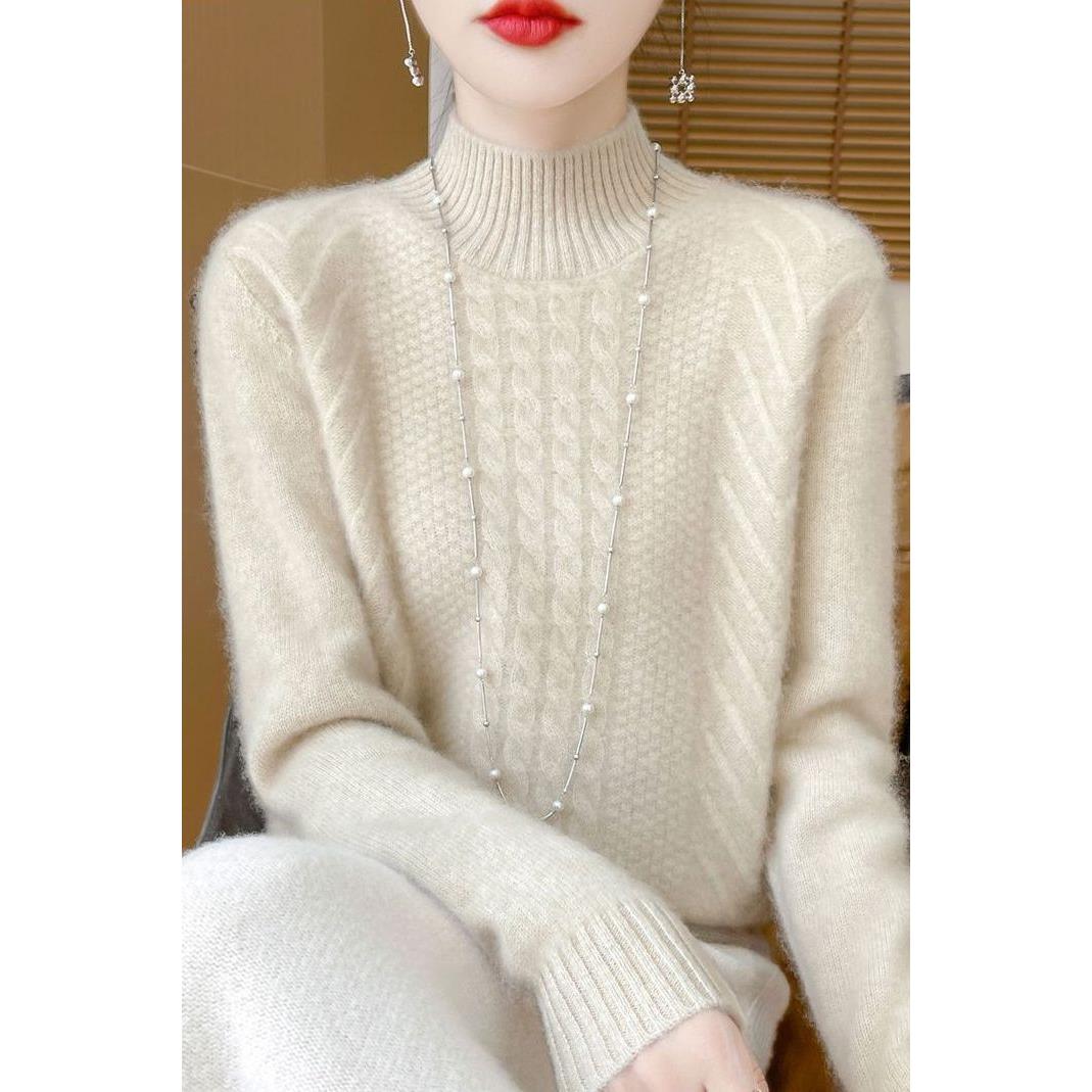 高级感加厚羊毛衫女秋冬新