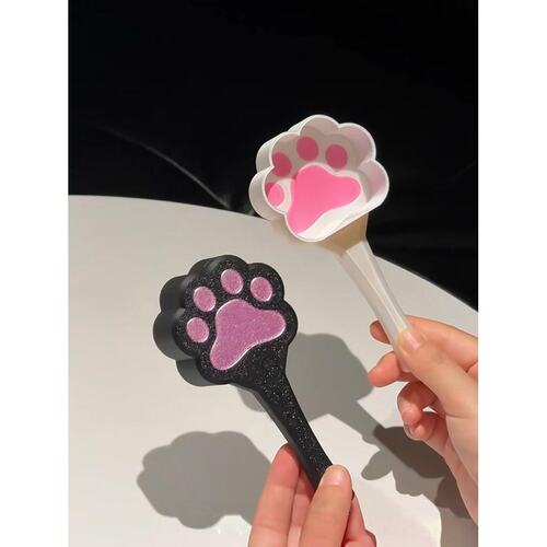 可爱猫爪猫粮勺3D打印材质宠物粮勺高颜值家用长柄易清洗狗粮勺子