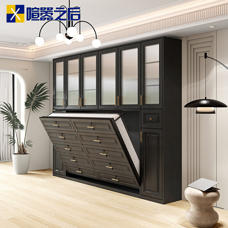 多功能隐形折叠床衣柜一体小户型侧翻隐形床挂墙壁床隐藏床8CH30,住宅家具,可折叠床,淘宝优惠券,粉丝福利购,淘宝优惠卷