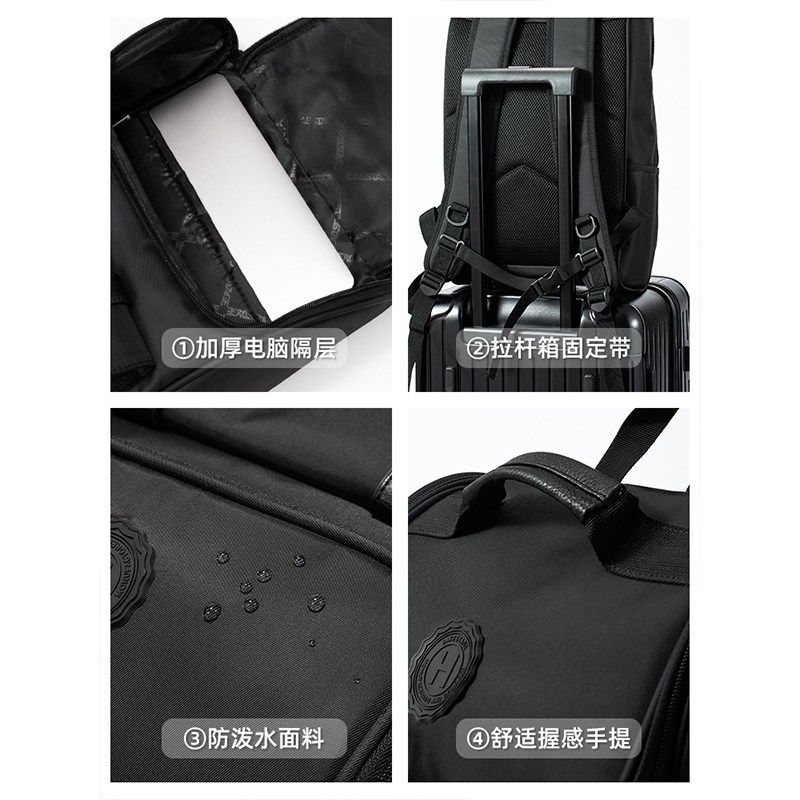 双肩包男大容量电脑包女初高中生书包大学生百搭休闲通勤旅行背包