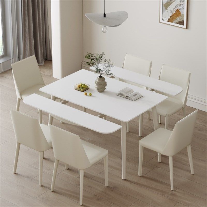 奶油风岩板餐桌家用小户型可折叠伸缩正方形餐桌可变圆桌2024新款,住宅家具,岩板餐桌,淘宝优惠券,粉丝福利购,淘宝优惠卷