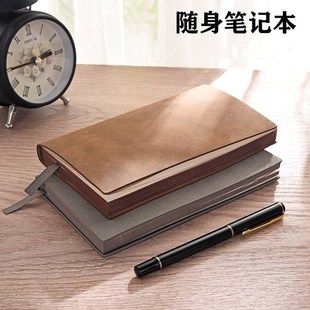 简约A6小号笔记本子商务工作会议记录记事本办公用随身便携小巧口