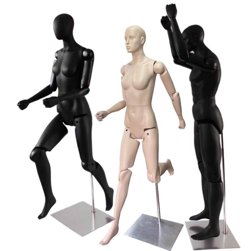 男女全身关节活动模特道具机器人道具可活动摆造型道具动作道具